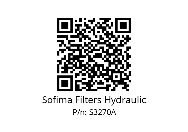   Sofima Filters Hydraulic S3270A