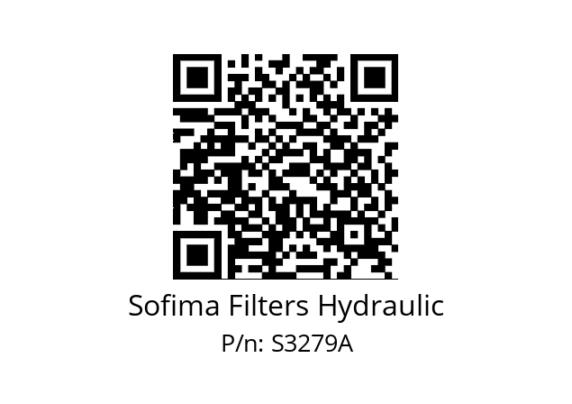   Sofima Filters Hydraulic S3279A