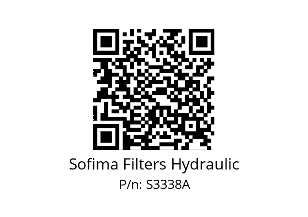   Sofima Filters Hydraulic S3338A