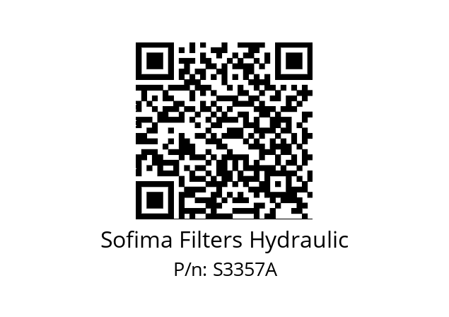   Sofima Filters Hydraulic S3357A