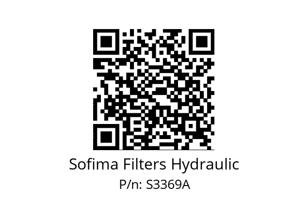   Sofima Filters Hydraulic S3369A