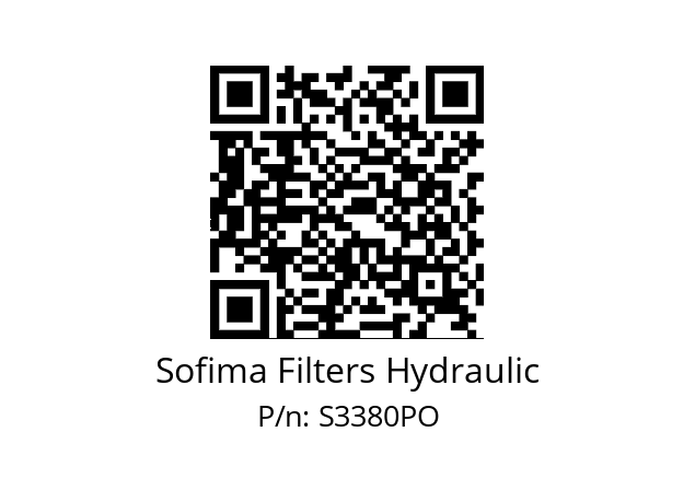   Sofima Filters Hydraulic S3380PO