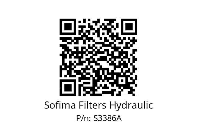   Sofima Filters Hydraulic S3386A