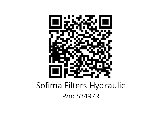   Sofima Filters Hydraulic S3497R