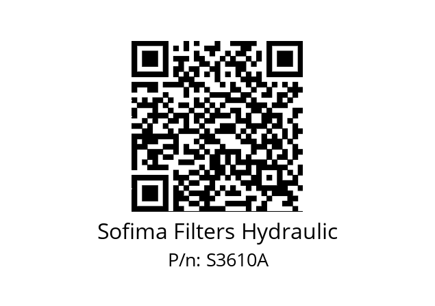   Sofima Filters Hydraulic S3610A