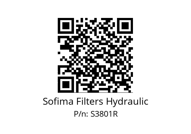   Sofima Filters Hydraulic S3801R