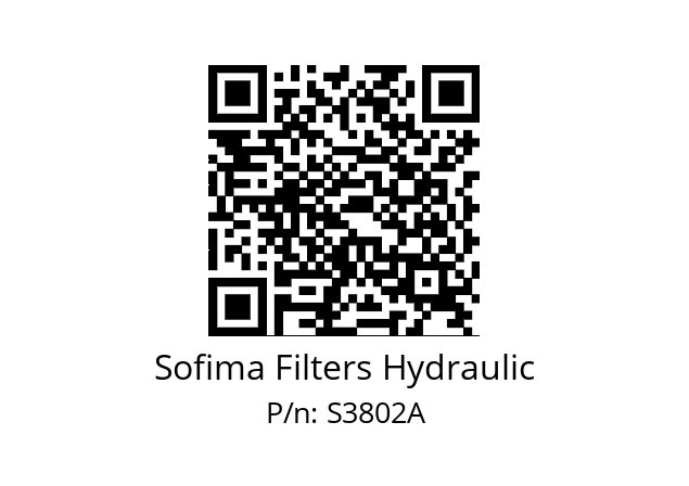   Sofima Filters Hydraulic S3802A