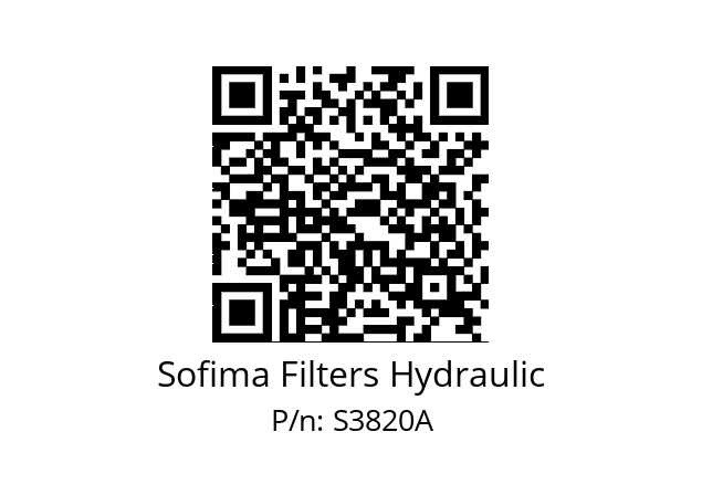   Sofima Filters Hydraulic S3820A