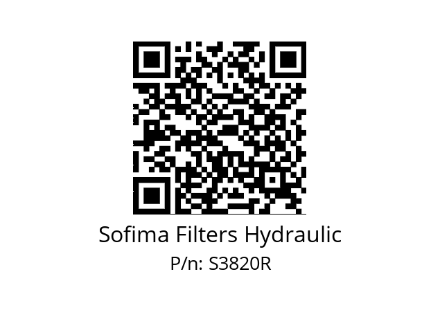   Sofima Filters Hydraulic S3820R