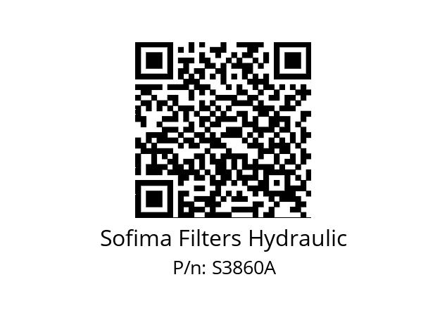   Sofima Filters Hydraulic S3860A