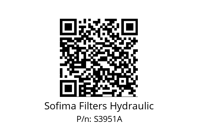   Sofima Filters Hydraulic S3951A