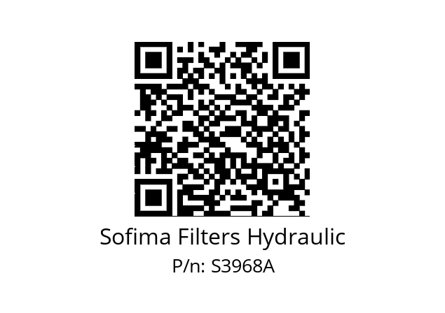   Sofima Filters Hydraulic S3968A