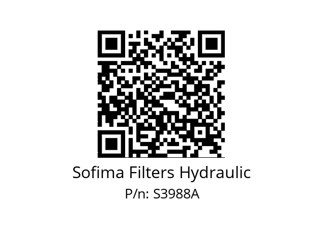   Sofima Filters Hydraulic S3988A