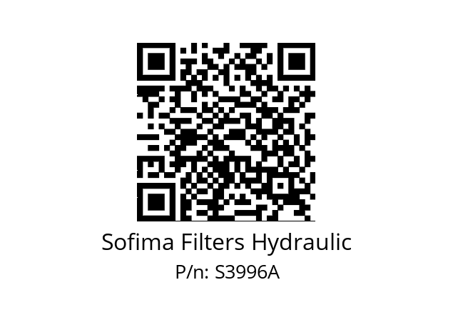   Sofima Filters Hydraulic S3996A