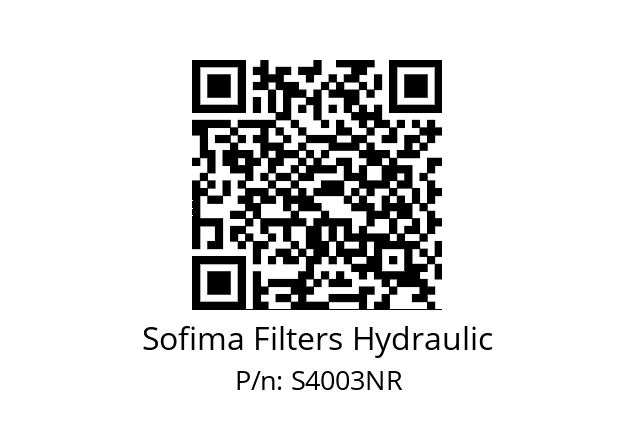   Sofima Filters Hydraulic S4003NR