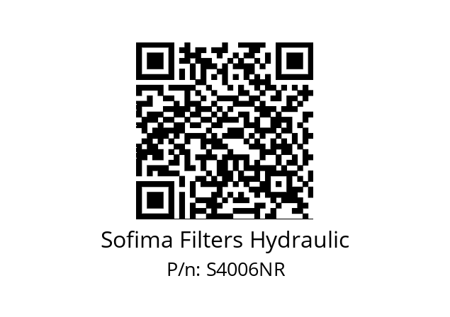   Sofima Filters Hydraulic S4006NR