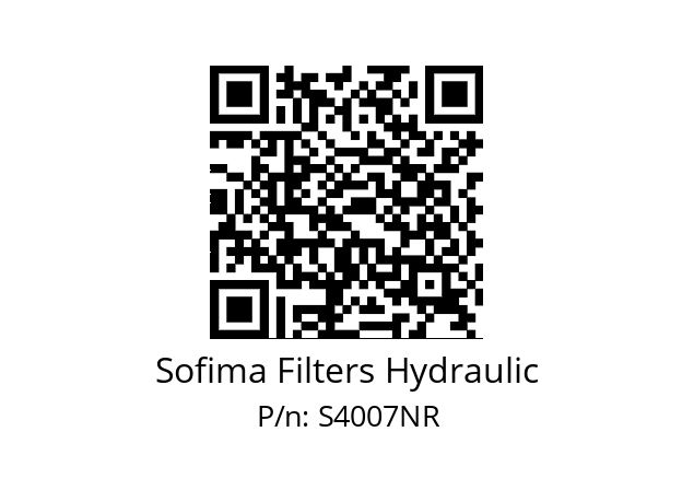   Sofima Filters Hydraulic S4007NR