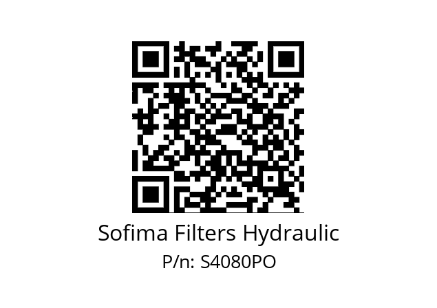   Sofima Filters Hydraulic S4080PO