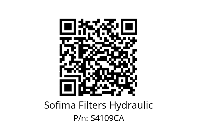   Sofima Filters Hydraulic S4109CA