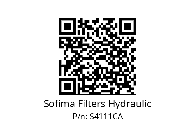   Sofima Filters Hydraulic S4111CA