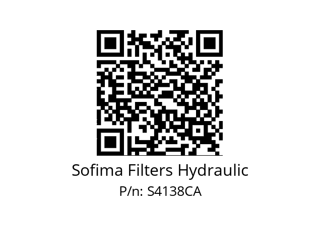   Sofima Filters Hydraulic S4138CA