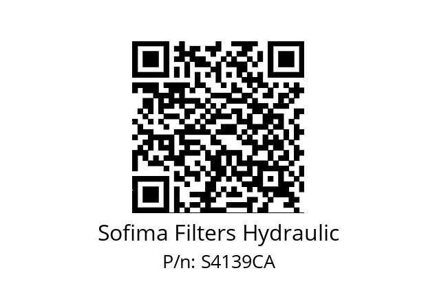   Sofima Filters Hydraulic S4139CA