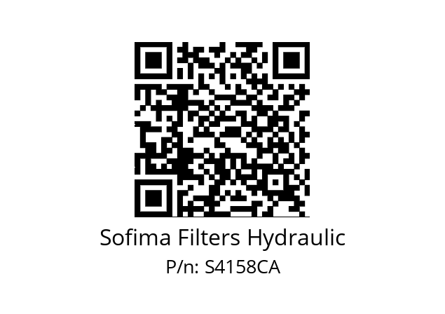   Sofima Filters Hydraulic S4158CA