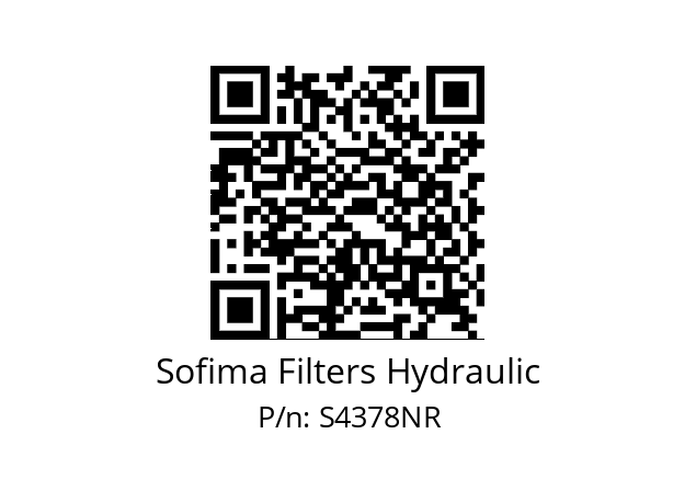   Sofima Filters Hydraulic S4378NR