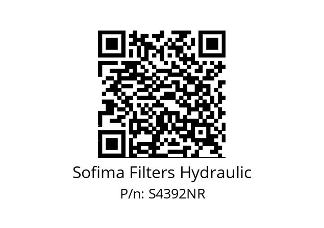   Sofima Filters Hydraulic S4392NR