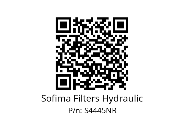   Sofima Filters Hydraulic S4445NR