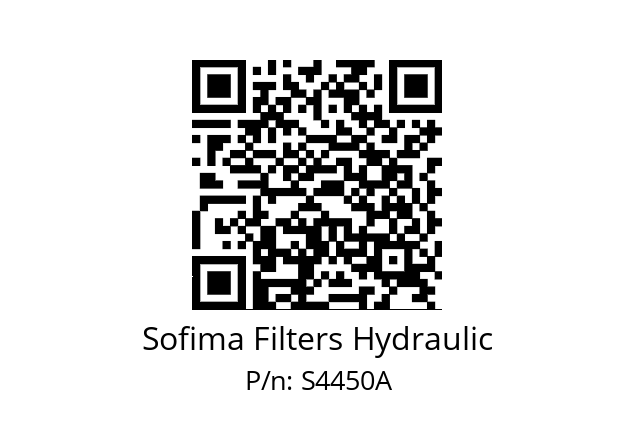   Sofima Filters Hydraulic S4450A