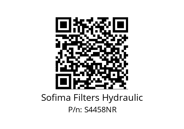   Sofima Filters Hydraulic S4458NR