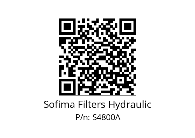   Sofima Filters Hydraulic S4800A