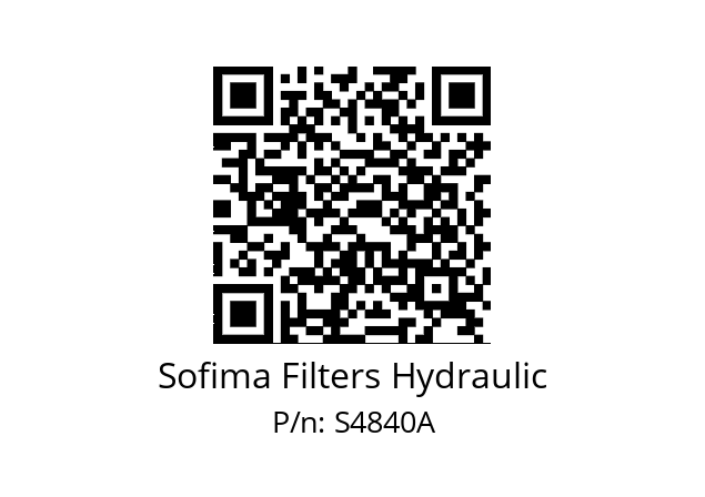   Sofima Filters Hydraulic S4840A