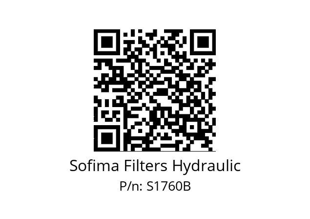   Sofima Filters Hydraulic S1760B