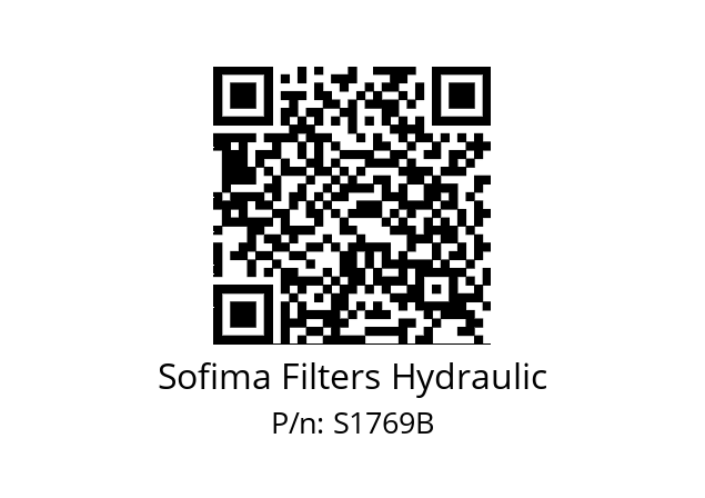   Sofima Filters Hydraulic S1769B