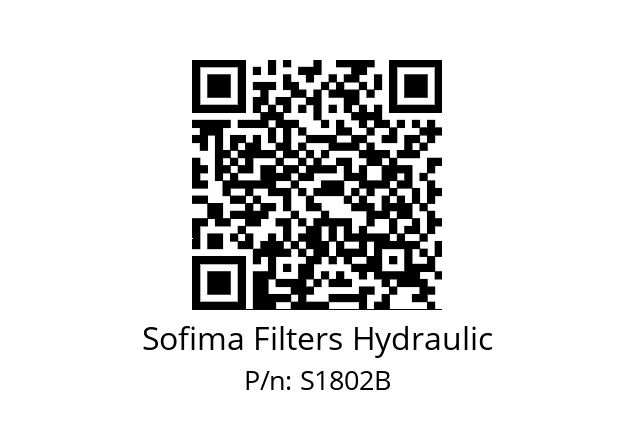   Sofima Filters Hydraulic S1802B