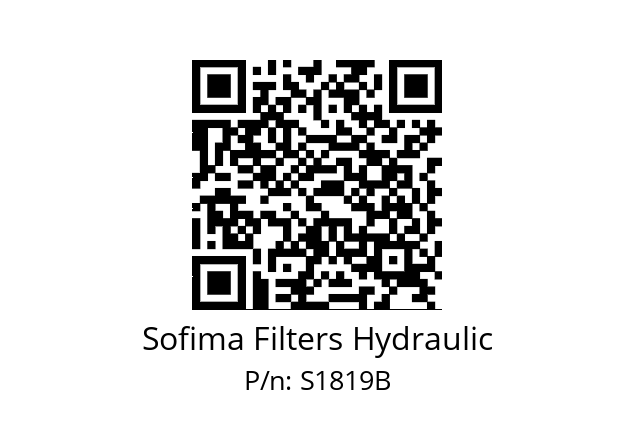   Sofima Filters Hydraulic S1819B