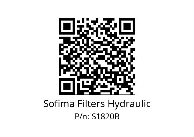   Sofima Filters Hydraulic S1820B