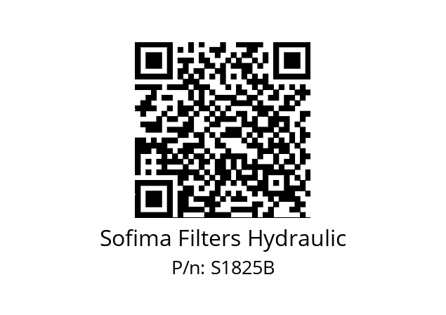   Sofima Filters Hydraulic S1825B