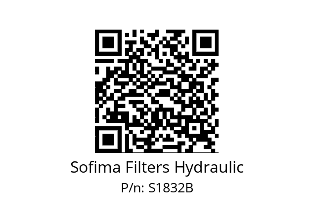   Sofima Filters Hydraulic S1832B