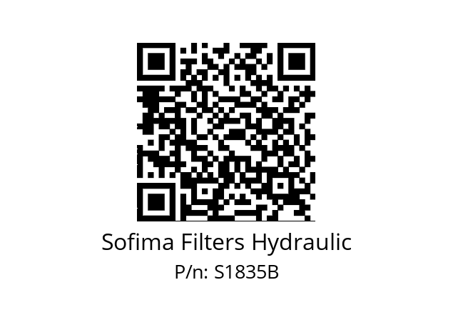   Sofima Filters Hydraulic S1835B