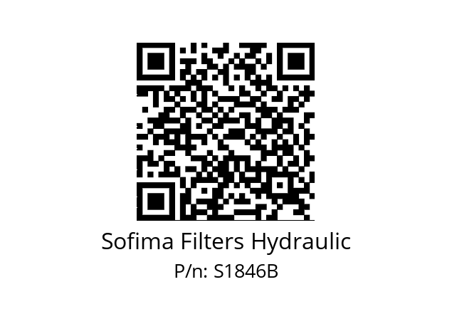   Sofima Filters Hydraulic S1846B