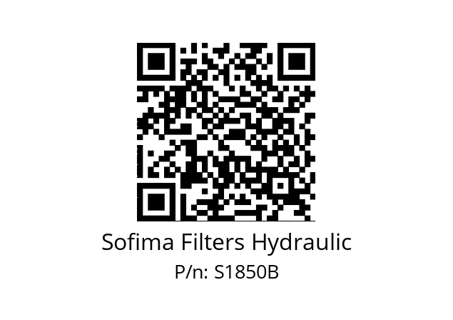   Sofima Filters Hydraulic S1850B