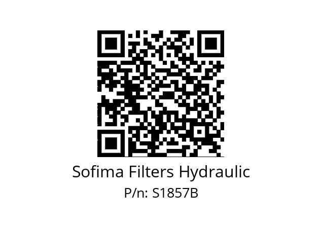   Sofima Filters Hydraulic S1857B