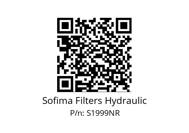   Sofima Filters Hydraulic S1999NR