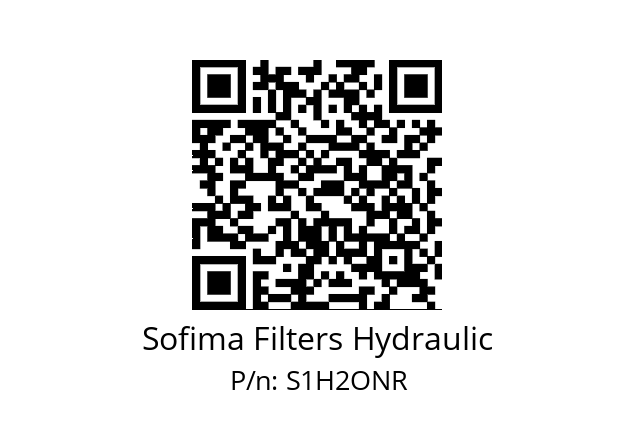   Sofima Filters Hydraulic S1H2ONR