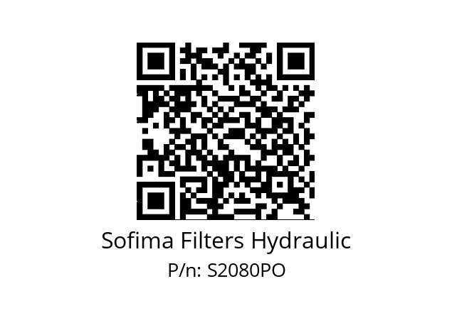   Sofima Filters Hydraulic S2080PO