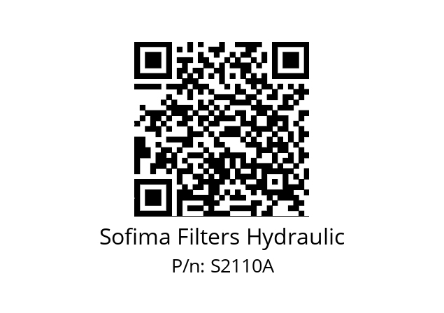   Sofima Filters Hydraulic S2110A