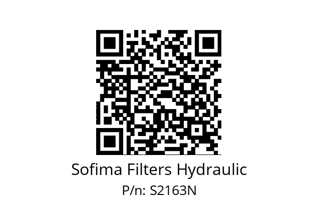   Sofima Filters Hydraulic S2163N